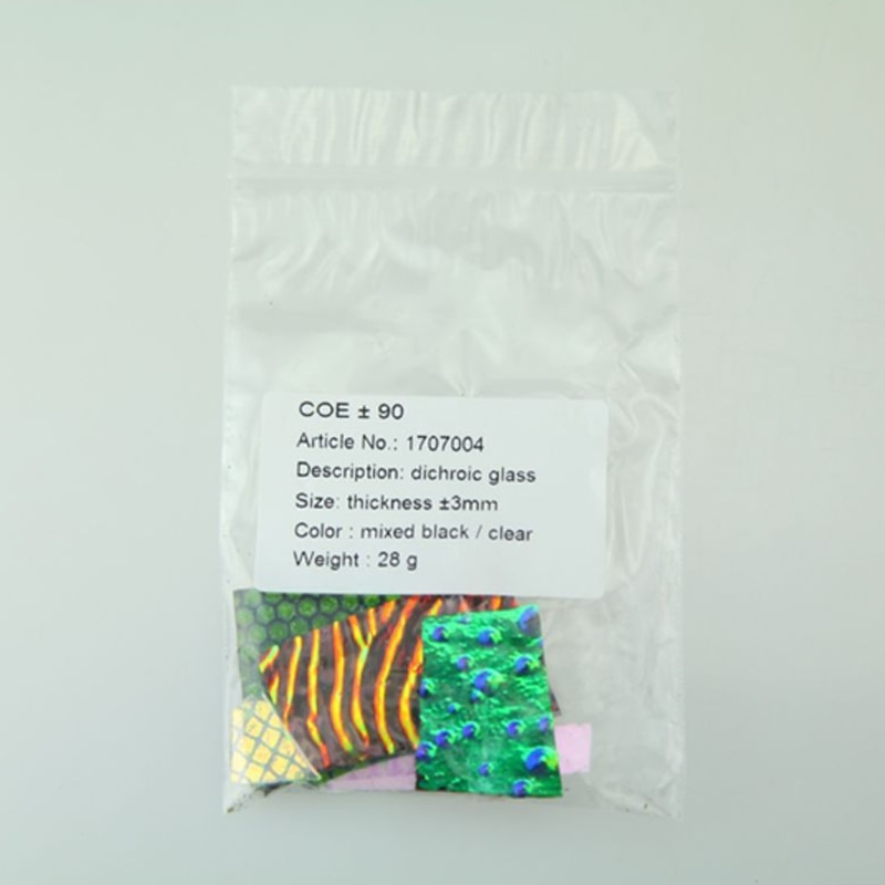 28 g/conjunto misturado bonito millefiori vidro fusing dichroic óculos microondas forno acessórios para diy artesanato decoração ornamento