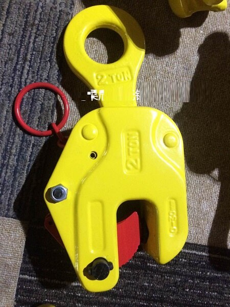 2Ton SCDH type vertical plate lifting clamp universal steel sheet lifter industrial grade