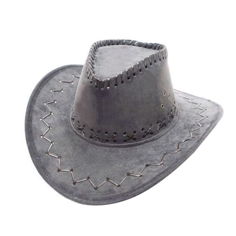 Men Women Vintage Wild West Fancy Cowgirl Cowboy Hats Western Headwear Cap Classic Hats Men Ladies Cowgirl Unisex Hat