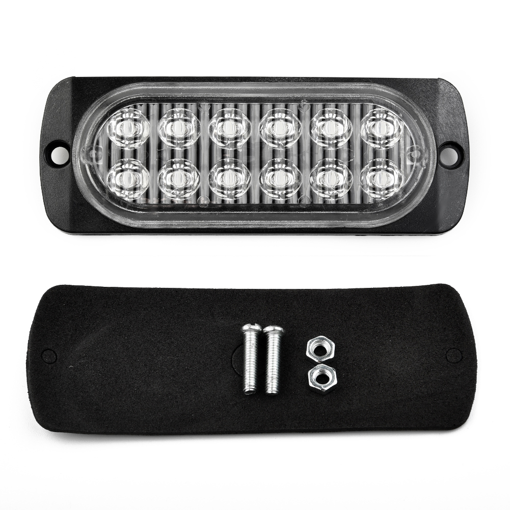 2 stk. billykter kjørelys arbeidslys 12 led-lamper 12v ~ 24v for lastebil bil varebil buss førerhus arbeidslys