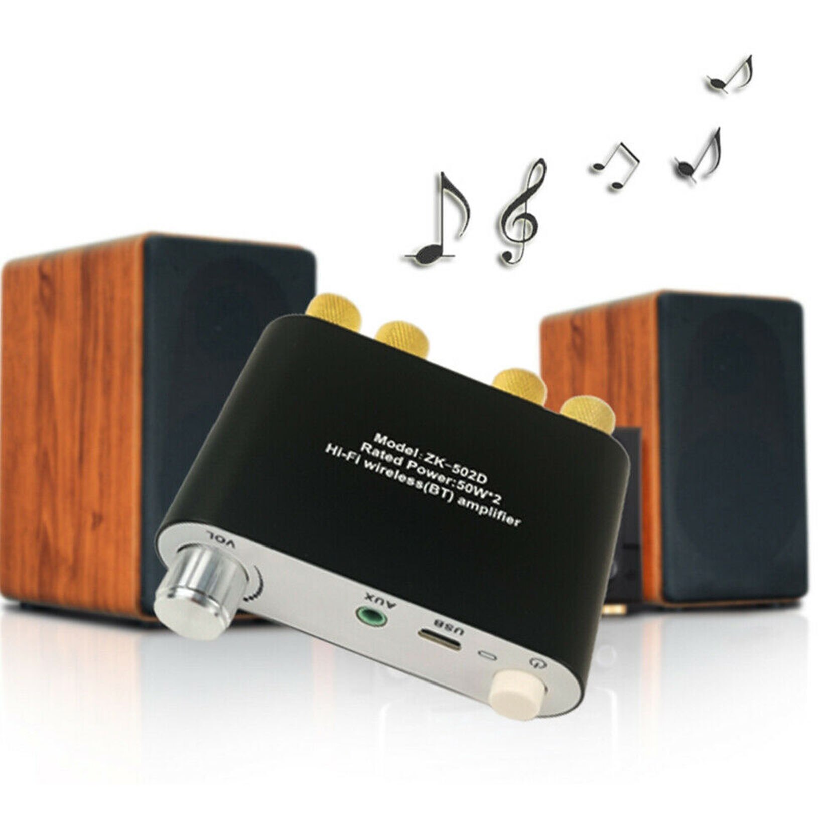 Bluetooth Mini Digitale Versterker Hifi Stereo Audio Amp Hifi 50W + 50W