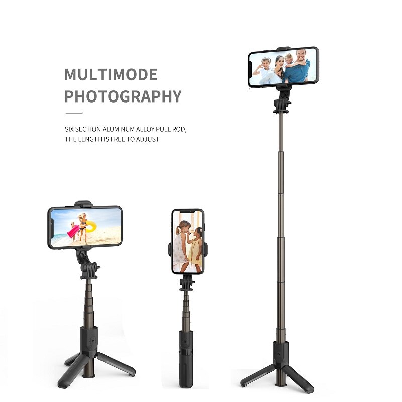 Amazlife mini tragbarer kabelloser selfie-stick mit stativ und fernbedienung für iphone, samsung und android-smartphones