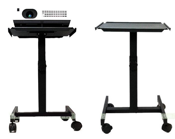 Projector/ Speaker Stand Trolley With Tray And 360 Degree Universal Wheel TC90