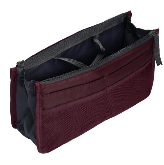 Multifunktionelle rejselommer håndtaske opbevaringspose, fadish rejsearrangør makeup taske svømmetasker godt sælge: Rødvin