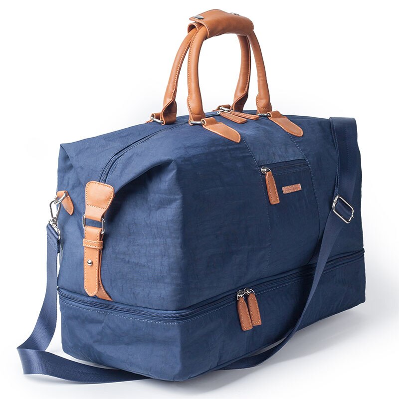 Mealivos Leinwand Wasserdichte Reisetasche Duffel schulter handtasche Wochenende Tasche mit Schuh Fach: Default Title