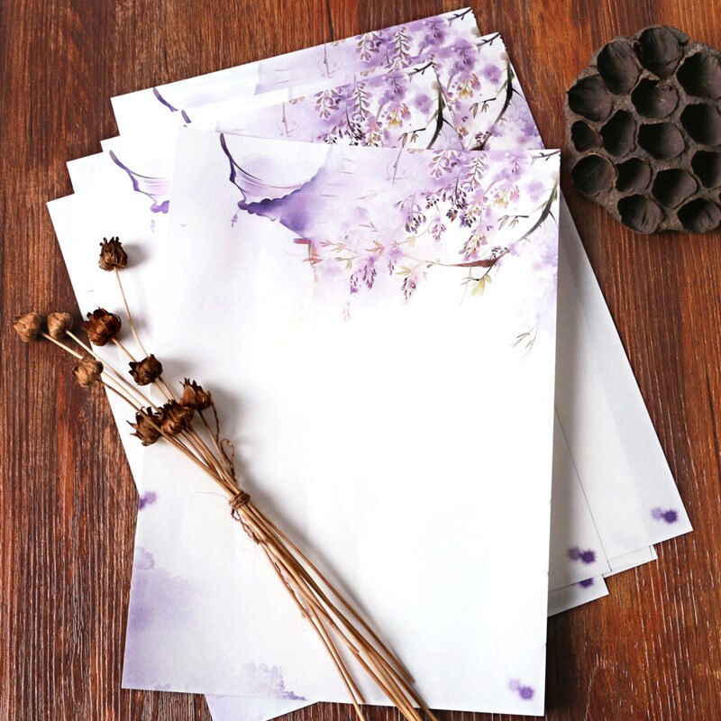 50PCS Writing Stationery Paper , Letter Writing Paper Letter Sets