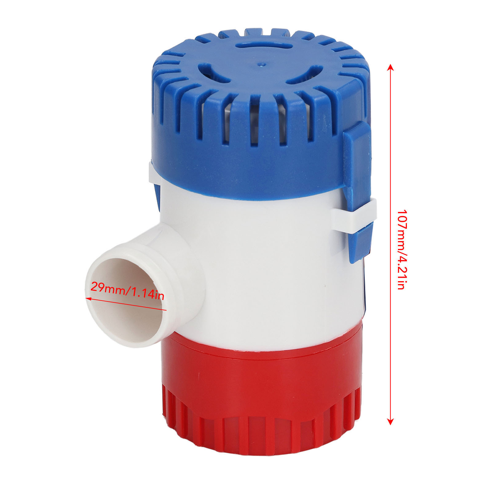1Pc Boat Bilge Pump 12V Electric Marine Water Pump 29mm ID Hose Submersible Boat Water Pump Boat Accessories