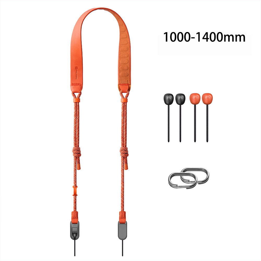 PGYTECH Correa para el hombro para cámara Air Versión básica Versión artística Longitud 950-1400 mm con cuentas rápidas y adaptadores de correa Para cámaras compactas y cámaras sin espejo: Rojo