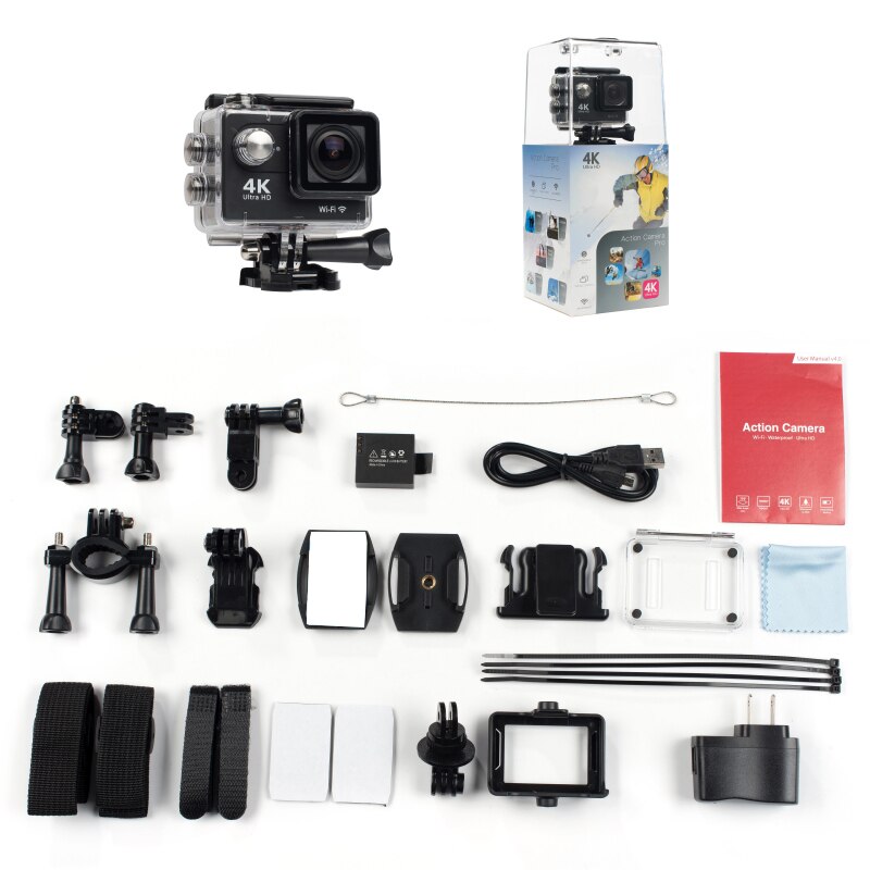 H9 Ultra Hd 4K Actie Camera 30M Waterdichte 2.0 'Scherm 1080P Camera Go Extreme Pro Cam groothoek Outdoor Rijden Recorde
