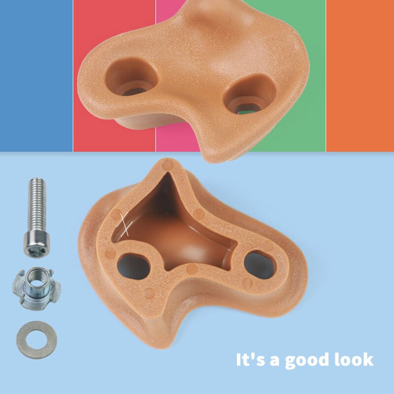 Wall Stone Plastic Climbing Grips Climbing Rock Grips Can Accommodate Rock Climbing Playgrounds To Hold Backyard Toys Assorted