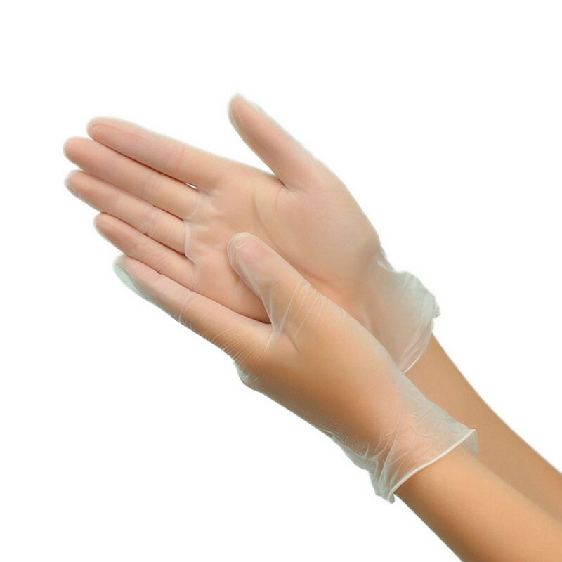 100 Stuks Wegwerp Vinyl Handschoenen Koken Keuken Pvc Rubber Waterdichte-Steriele Voedsel Veilig Allergievrij Werk Food Service handschoenen