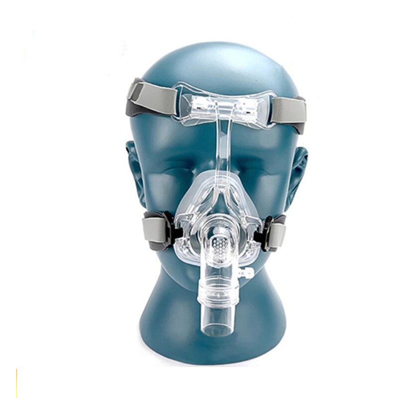 FM1 Volgelaatsmasker Cpap Auto Cpap Bipap Masker Met Gratis Hoofddeksels Wit Sml Voor Slaapapneu Osahs osas Snurken Mensen