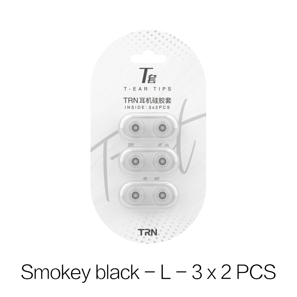 TRN T-auriculares de silicona con doble estructura de soporte, cascos TRN MT3 ST5 BAX EMX, novedad, 3 pares: Marrón