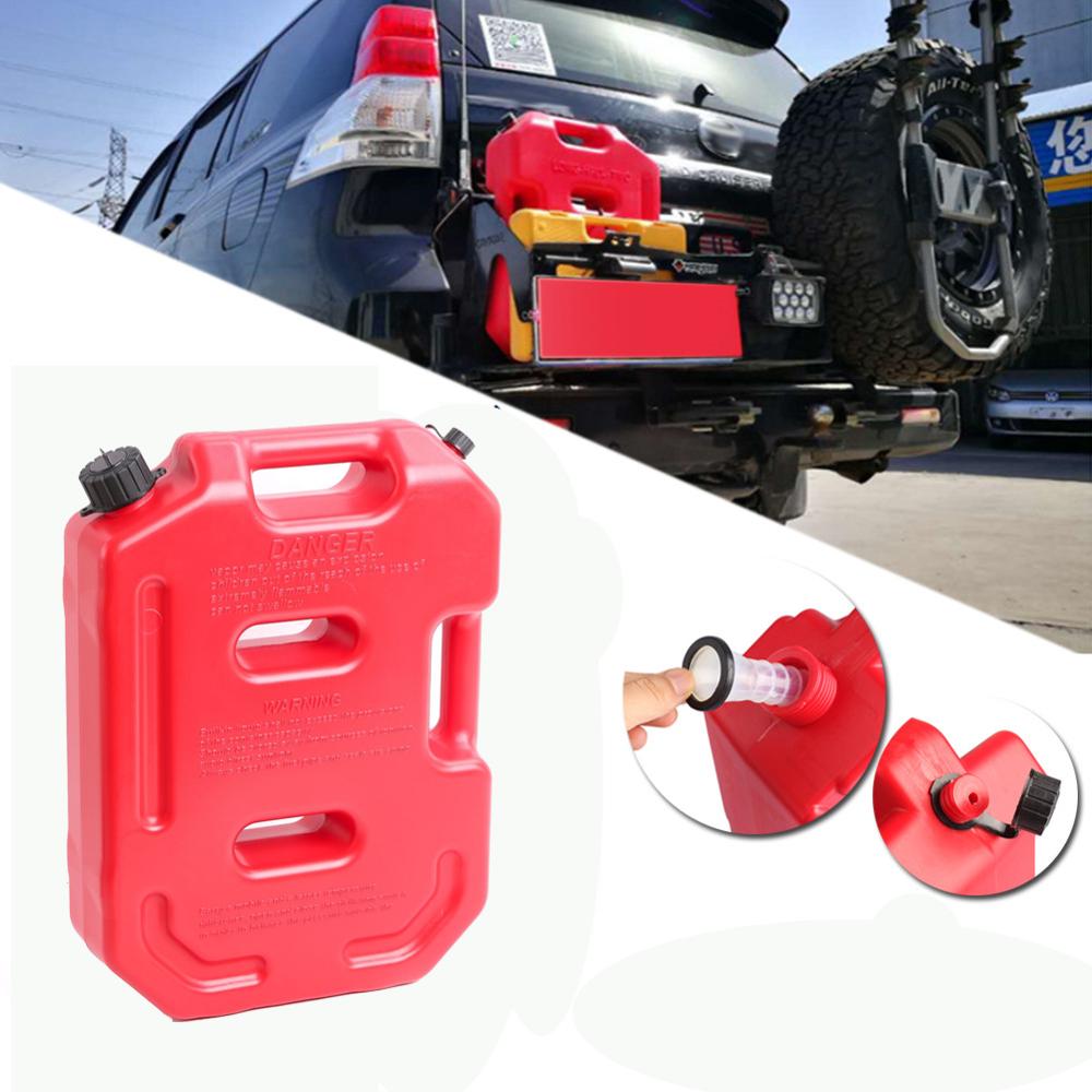 10L Gas Can Fuel Tank Container 2.5 Gallon Oil Petrol Storage Emergency Backup SUV ATV Car UTV Most Cars