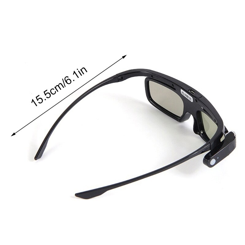 Lunettes 3D à obturateur actif, rechargeables, pour dlp-link opmama Acer BenQ, lunettes de cinéma