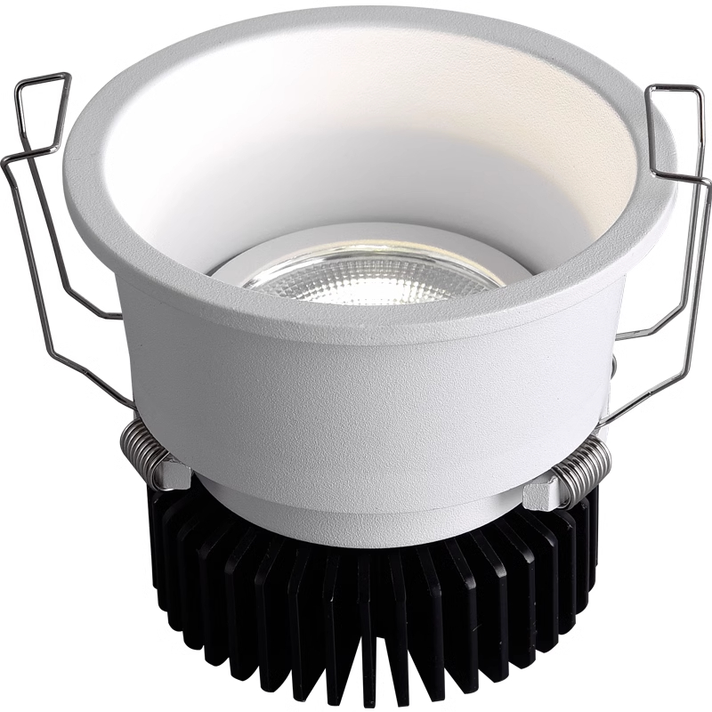 Household no main light narrow edge spotlight LED ceiling lamp embedded hole lamp living room high CRI deep anti-glare downlight