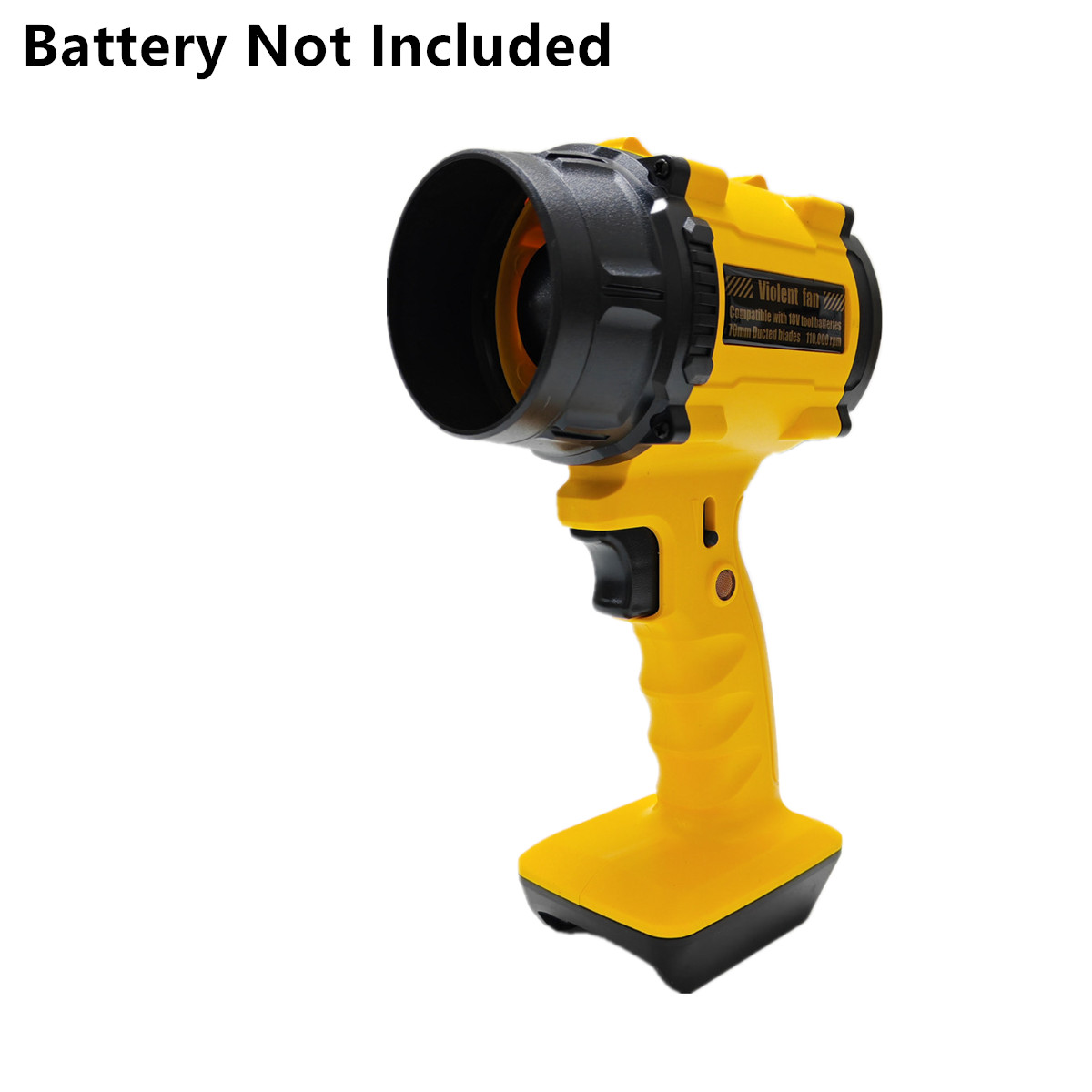 Til dewalt 20v 18v batteri voldsom blæser 110000 o/min luftblæser højtydende jet turbo blæser støvsuger løvblæser elværktøj: Default Title