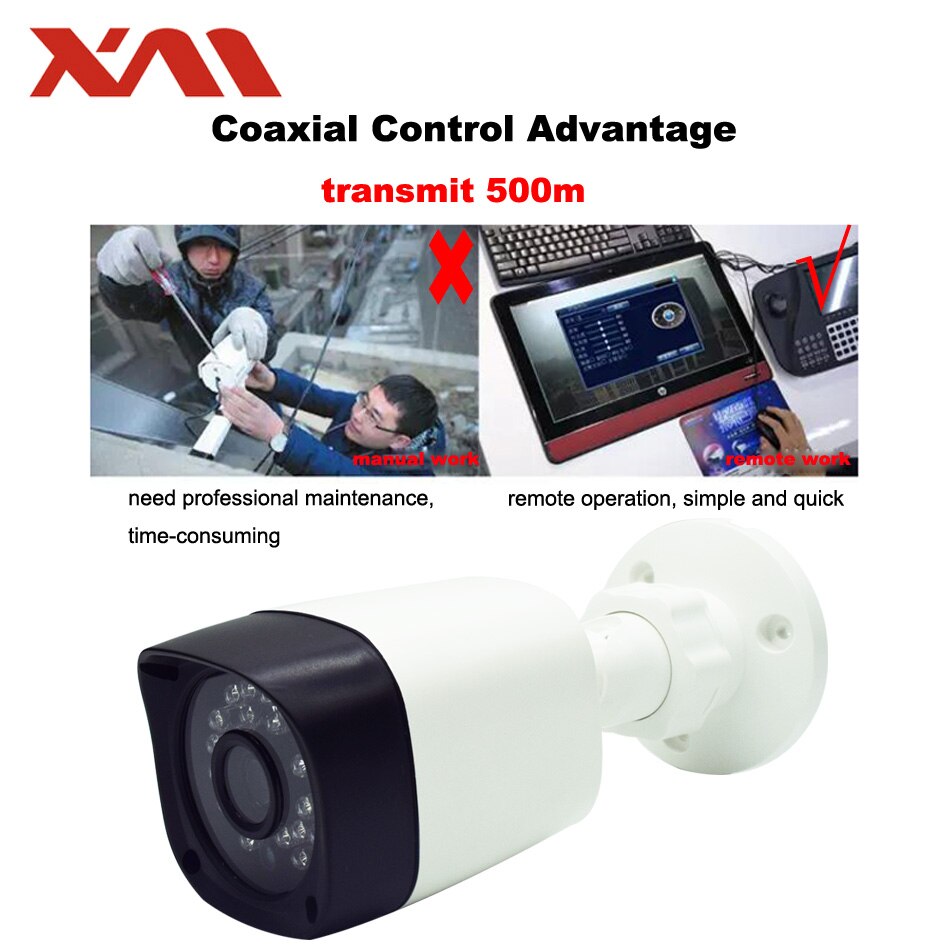 XM 1080P XVI Camera Surveillance AHD Surveillance CCTV High Resolution IR Cameras PAL NTSC Outdoor Video Cameras