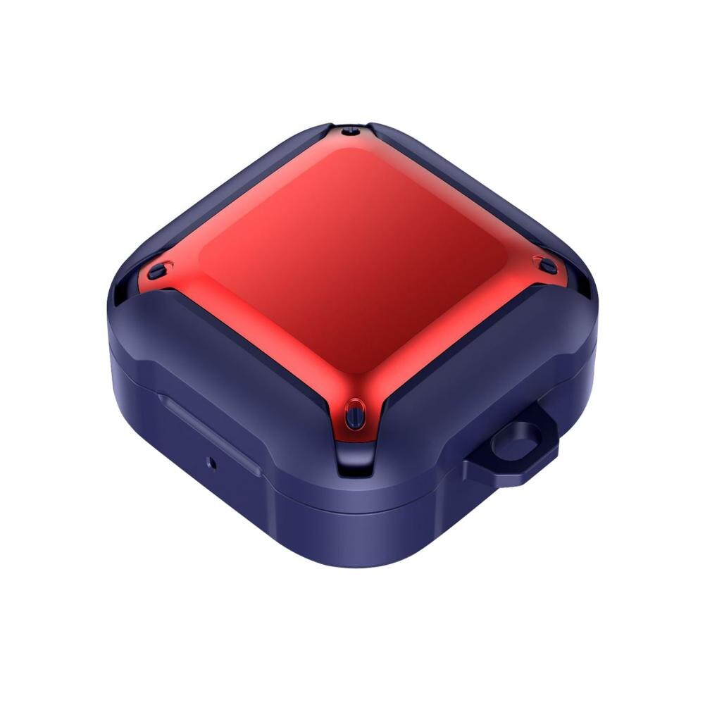 TPU PC Detachable Silicone Case for Samsung Galaxy Buds Live/Pro Protective Bluetooth Wireless Earphone Cover Earphone Case: Blue Red