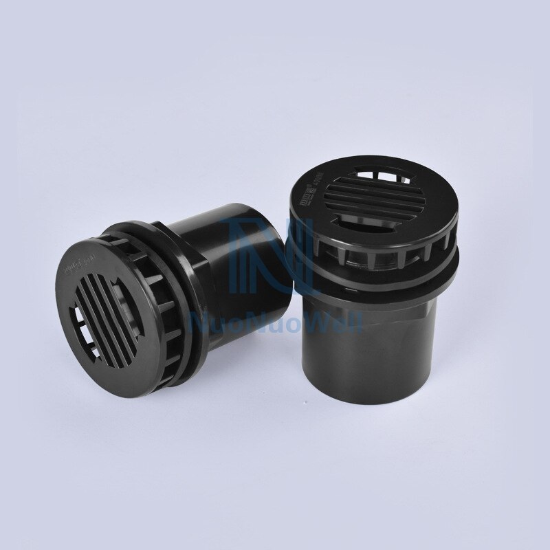 NuoNuoWell Aquarium Water Outlet Straight Drain Connector 40mm Bulkhead Pipe Joint PVC Waterproof Fish Tank Accessories Black