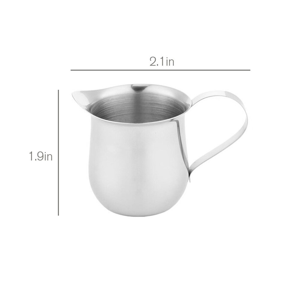 60Ml/90Ml/150Ml/240Ml Rvs Latte Art Pitcher Melk Opschuimen Jug Espresso koffie Mok Barista Cappuccino Kopjes Pot: S