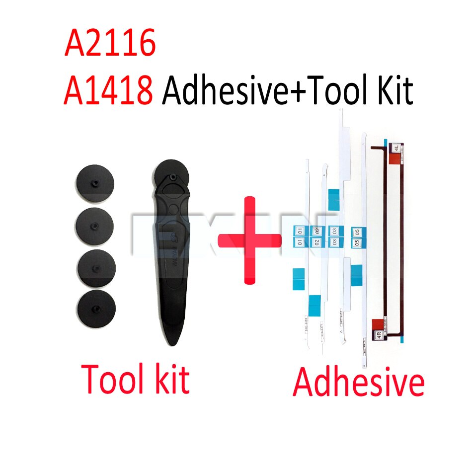 A1418 A1419 A2115 A2116 LCD Screen Display Tape Adhesive Strip with Open LCD Tool for Apple iMac 27" 21.5" Years