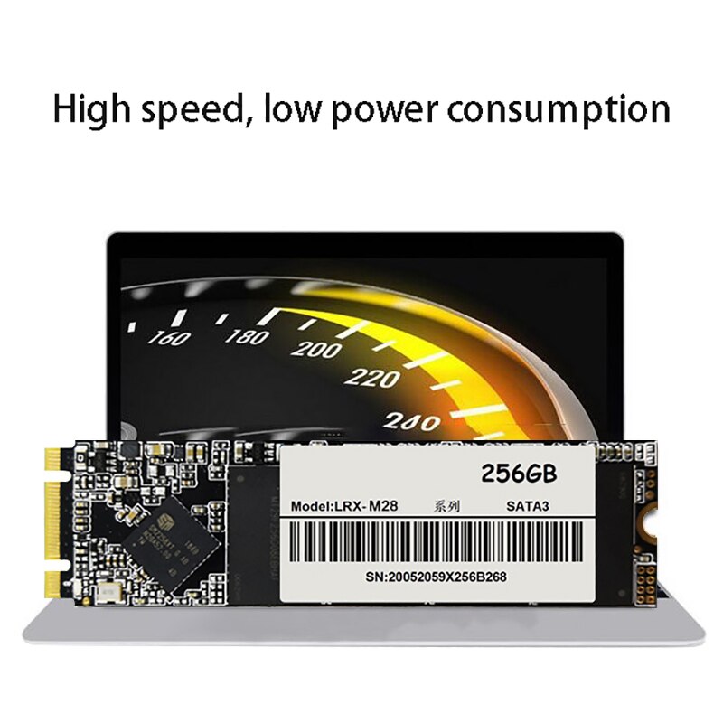 256GB NGFF M.2 SSD 2280 SATA3 Interface Solid State Festplatte, geeignet für Desktop/Laptop Universal Festplatte