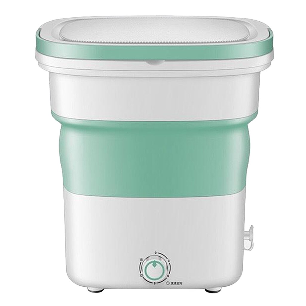 Travel Mini Folding Wash Machine Automatic for Home Apartment RV Motorhome Dorms Travel 135W, EU Plug