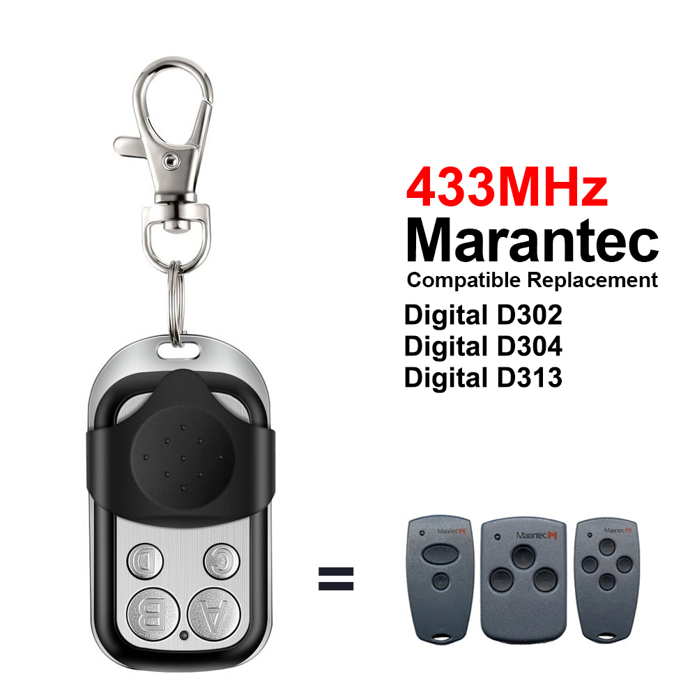 MARANTEC Digital 302 D302 D304 D313 868 433 MHz Garage Door Remote Control MARANTEC 868.35MHz 433.92MHz Gate Opener Clone
