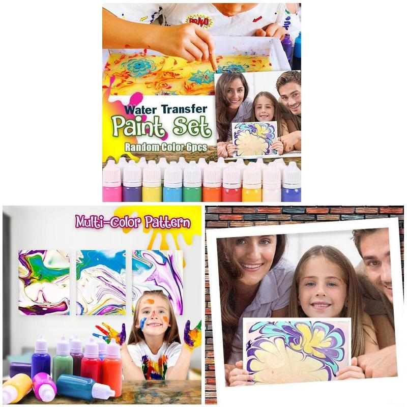 Hydrographics Water Transfer Marbling Painting Set Painting on Water Drawing Tools Kit Fast