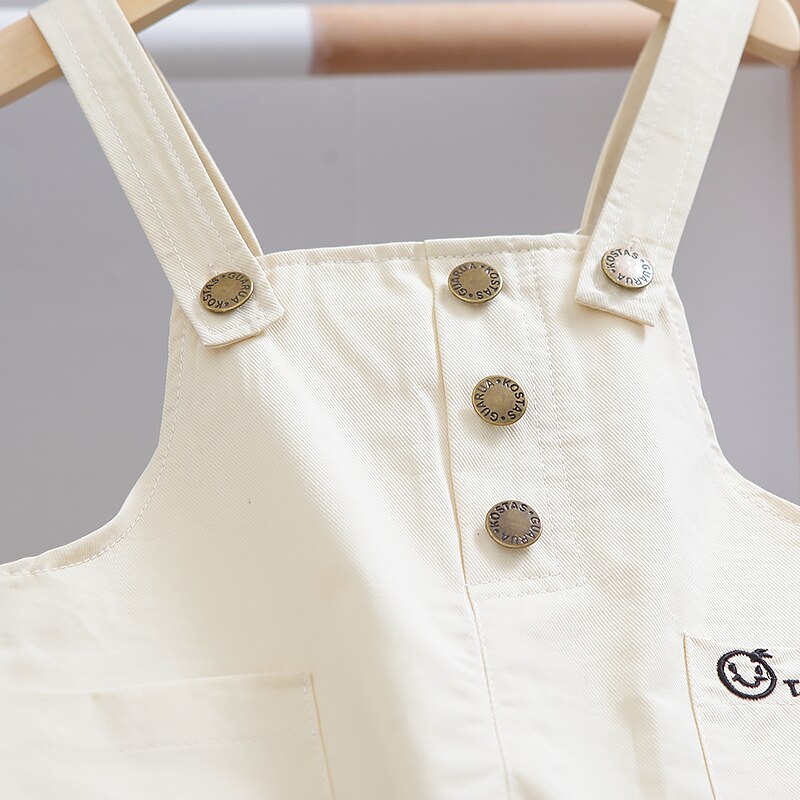 Été infantile enfant en bas âge enfants chemises décontractées salopette bébé garçons dessin animé simple boutonnage chemise jarretelle pantalon nouveautés