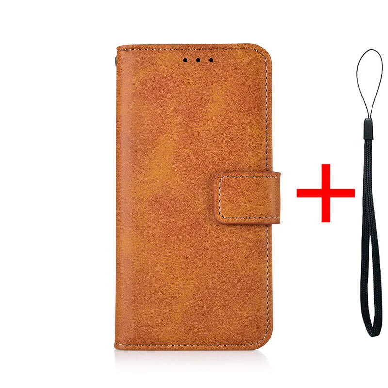 Leren flip portemonnee hoesje voor xiaomi redmi 6 redmi 6 5.45 '' hoesje voor xiaomi redmi 6a 6 a redmi 6a hoesje telefoonhoesje: Voor redmi 6a / Niu-geel