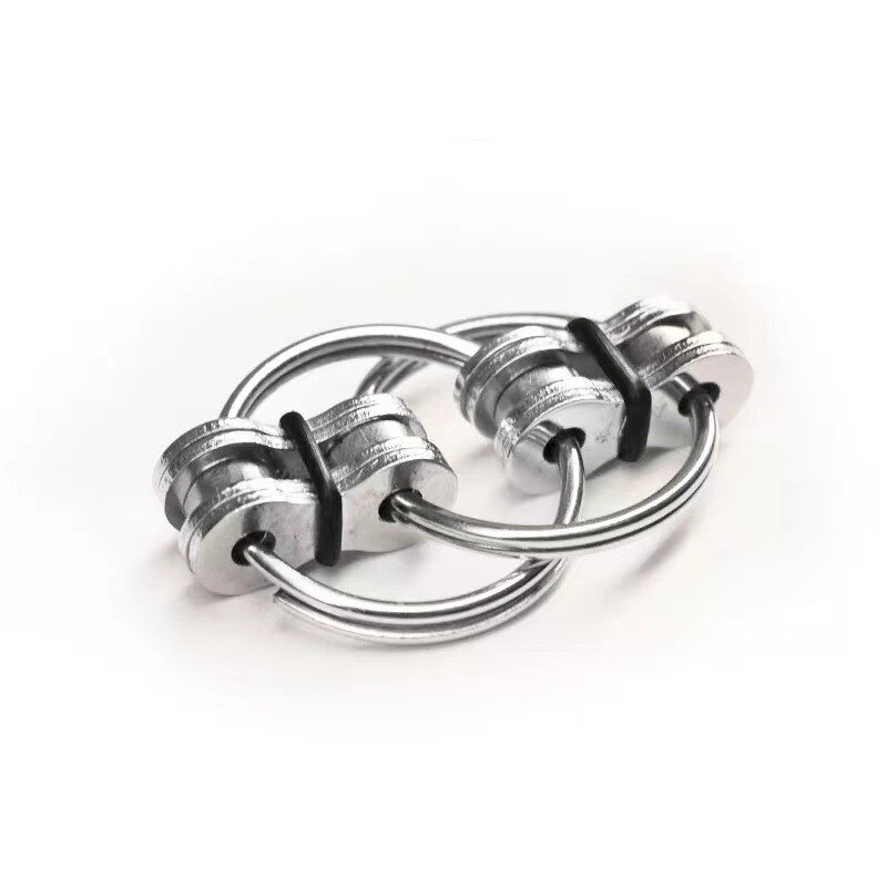 Decompressie Keten Vent Speelgoed Anti Stress Volwassen Fidget Speelgoed Fiets Sleutelhanger Stress Voor Volwassen Kinderen