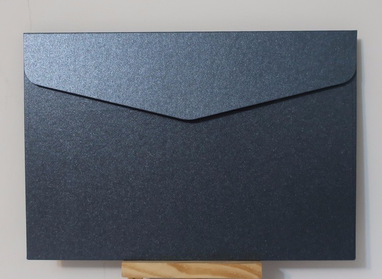 25pcs/lot 193x133mm(7.5" x 5.2") Pearl Color Paper Envelope 250g card Envelopes Invitation Envelope