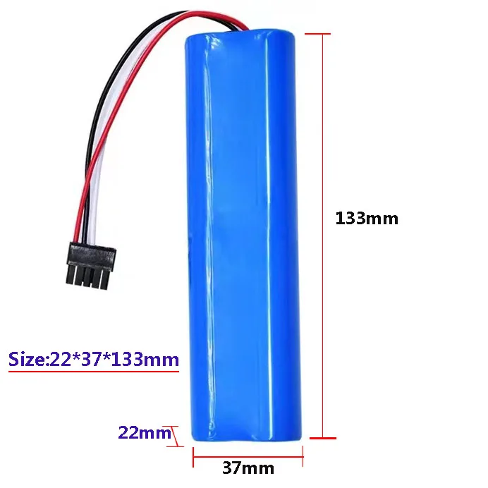 100% . Paquete de batería de litio recargable de 14,8 V 3500 mah 18650, adecuado para Viomi V2 Pro, Vrvcmb21b y Styj02ym...