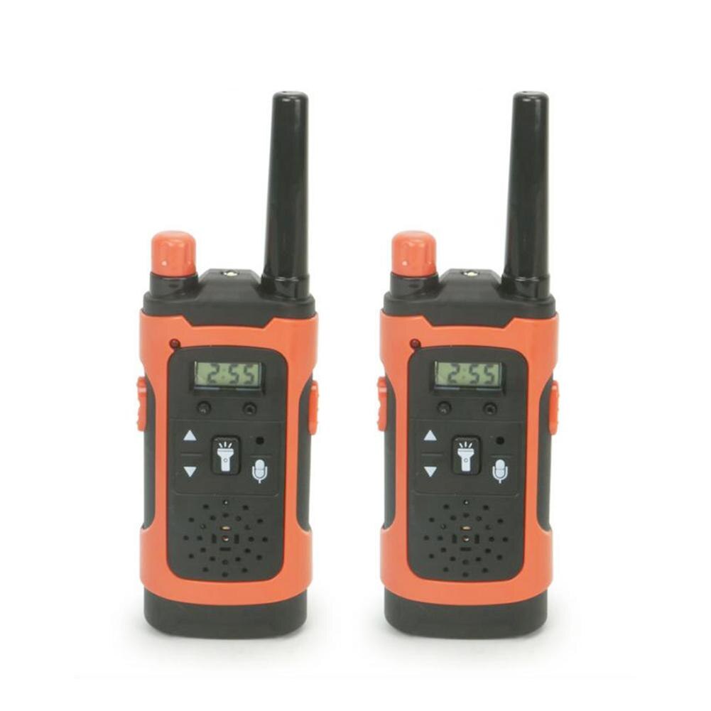 2 pezzi walkie-talkie per bambini con luce a LED chiamata Wireless portatile a lunga distanza Radio elettronica a 2 vie giocattoli educativi per bambini: Default Title