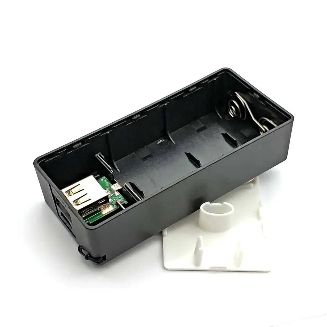5600mAh 5V USB DIY Powerbank Case Portable External 2X18650 Battery Storage Box Power Bank Case Box Shell for Mobile Phones