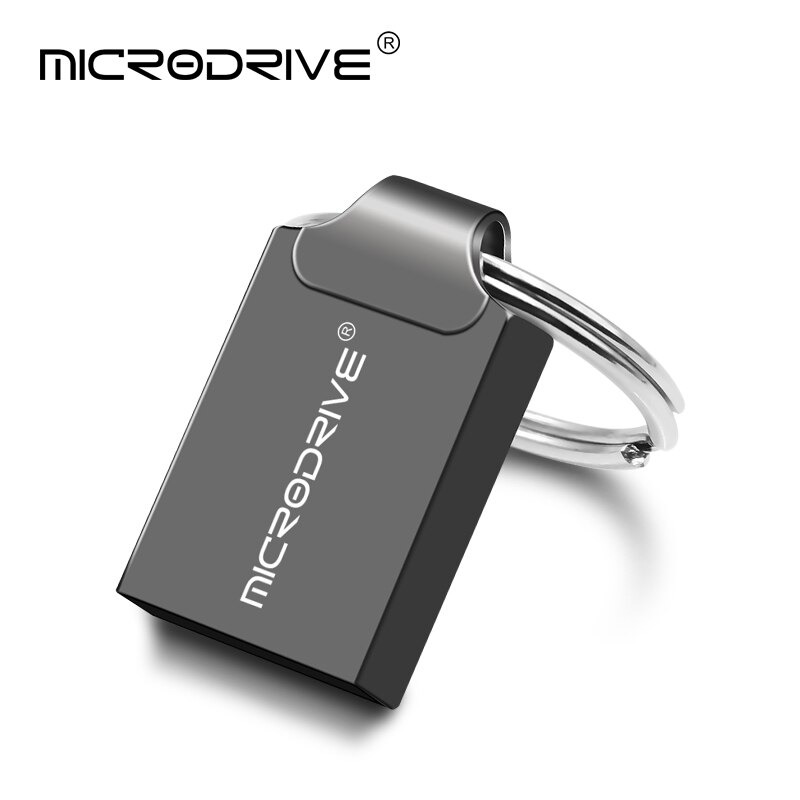 Unidad flash usb Mini pendrive 32GB 16GB pendrive con memoria 64GB 128GB disco flash en llave usb 2,0 disco U de alta velocidad: 16 GB / black