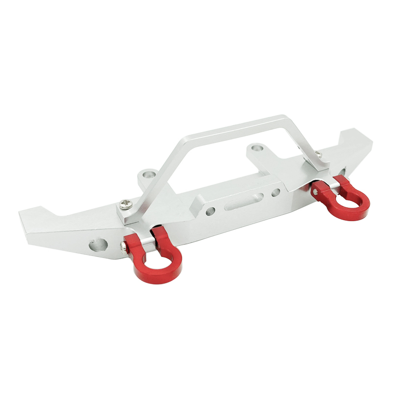 Parachoques delantero anticolisión de Metal, adecuado para WPL C14 C24 C24-1 1/16, piezas de mejora de pista de camión 4WD para coche de Control remoto