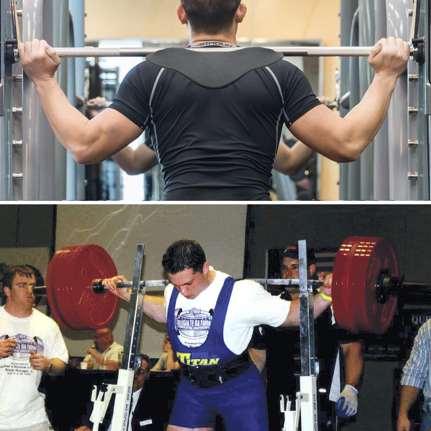 Weight Lifting Squat Shoulder Pad Back Stabilizer Support Safty Arm Barbell Blaster Gym Fitness Shoulder Neck Case