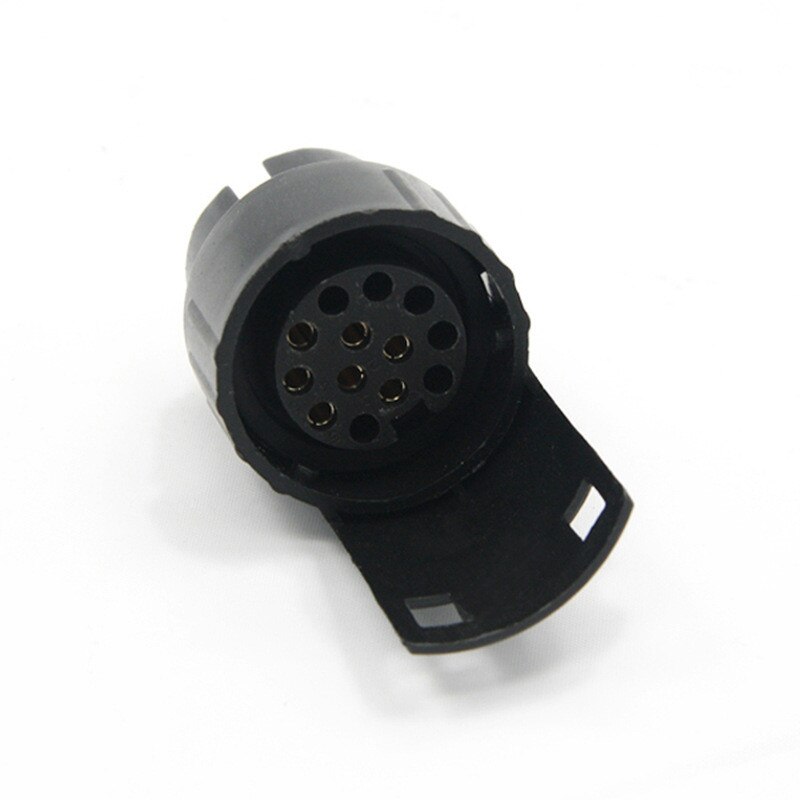 1x 7 -polig 7 -polig  to 13 -polig släpvagnskopplingsadapter släpvagn biluttag elomvandlare dragkrok dragkrok adapter