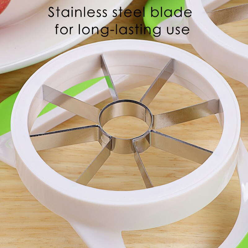 Cortador de manzanas para cocina, utensilio divisor de fruta y pera, mango cómodo para pelador de manzana de cocina,