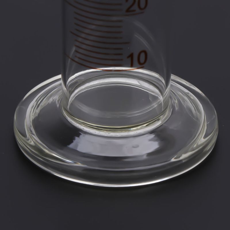 10Ml 25Ml 50Ml 100Ml Cilinder Meten Lab Glas Maatbeker Container Chemie Cilinder