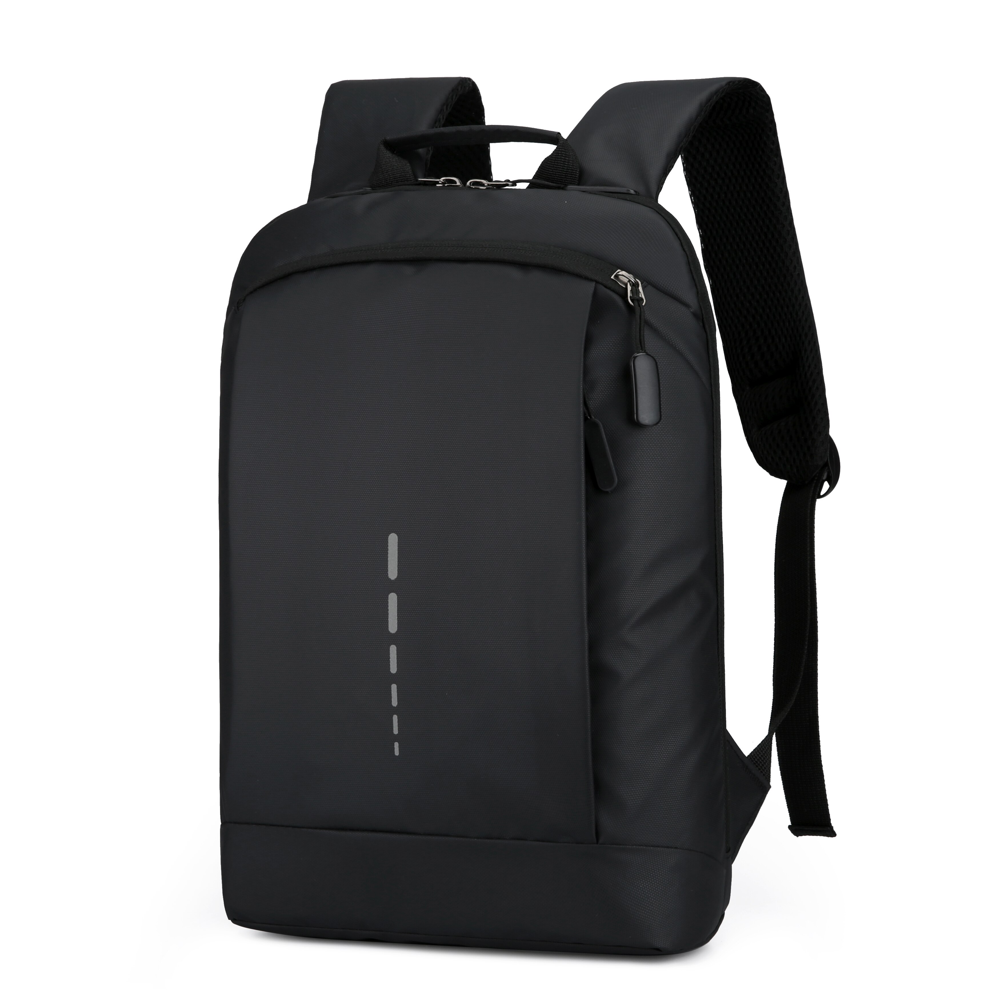 Neue Schwarz Einfache Laptop Rucksack Hochschule Schüler Computer Tasche Männer der 15 Zoll Wasserdichte Licht Schule Tasche Reisetasche: Ursprünglich Titel