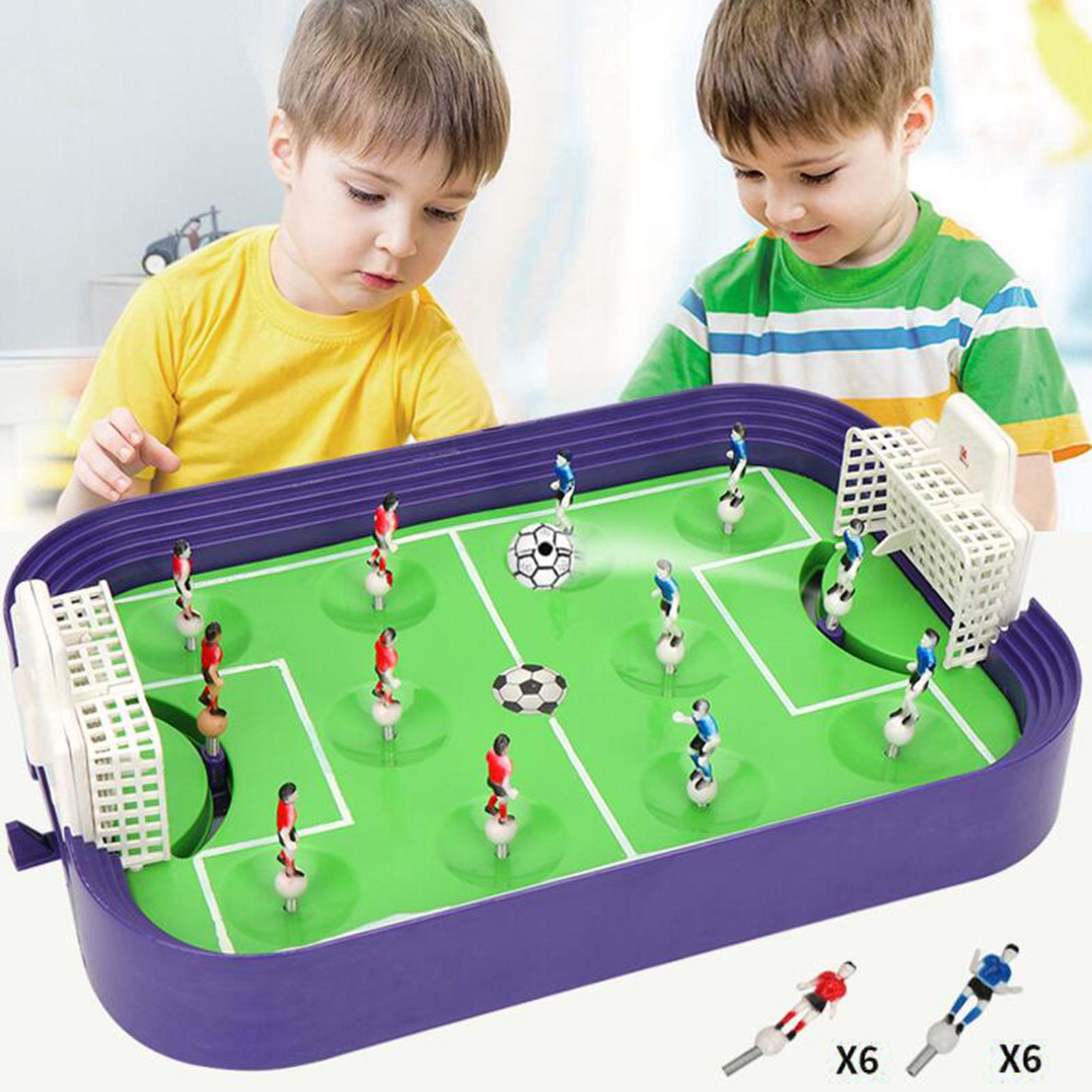 Mini giocattolo da calcio da tavolo per bambini calcio al coperto tiro difesa gioco da tavolo calcio Sport Match Kid interazione educativa giocattolo