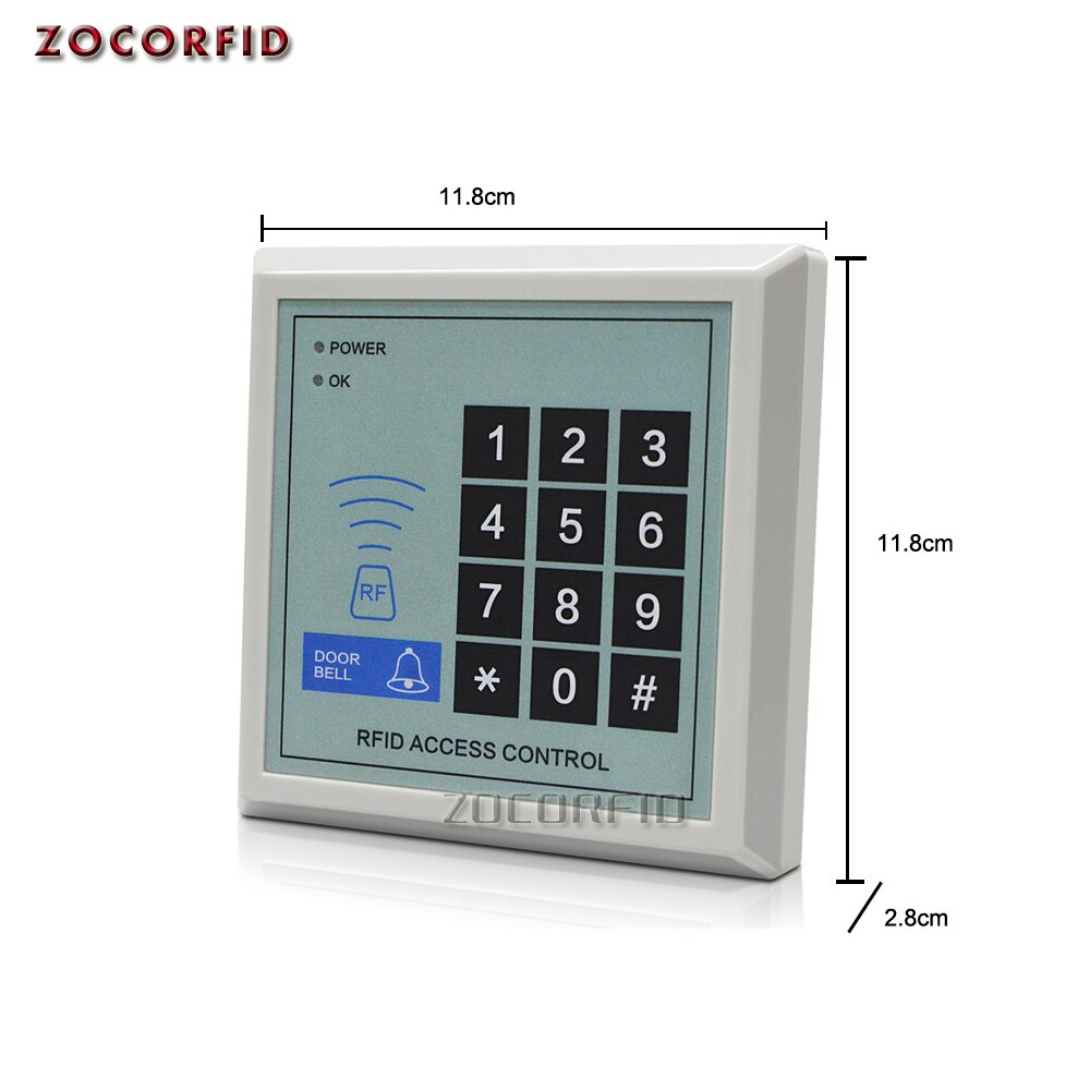 DOOR RFID Access Control System Device Machine Security 125Khz RFID Proximity Entry Door Lock for 500 user
