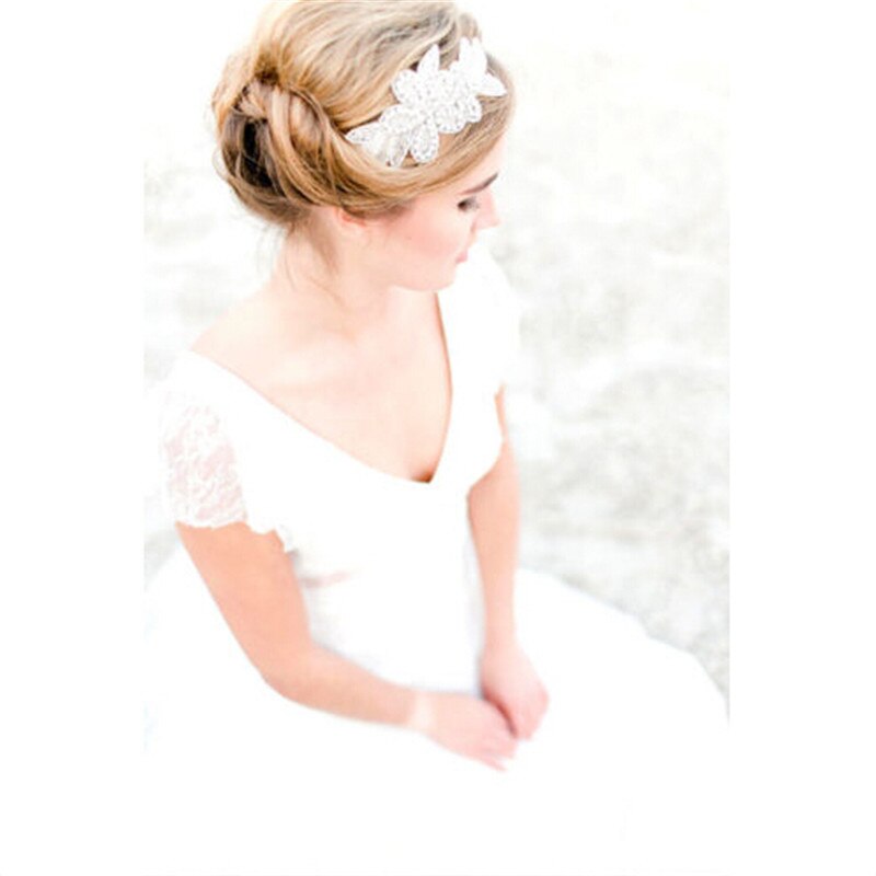 1 STKS Vrouwen Kinderen Baby Meisjes Bladeren Haarband Hoofdband Bruiloft Fotografie Props Tiara Haarband Accessoires: Adult