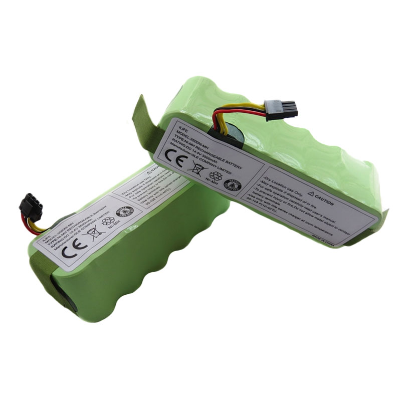Batteri för kitfort  kt504 haier  t322 t321 t320 panda  x500 x580 x600 ecovacs spegel  cr120 dibea robot dammsugare 3500 mah