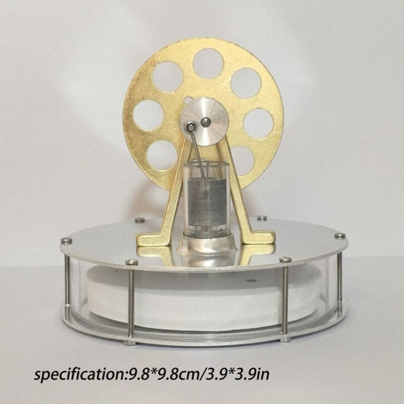 203F Low Temperature Stirling Engine Motor Steam Heat Electricity Generator Machine Education Model Toy Kits