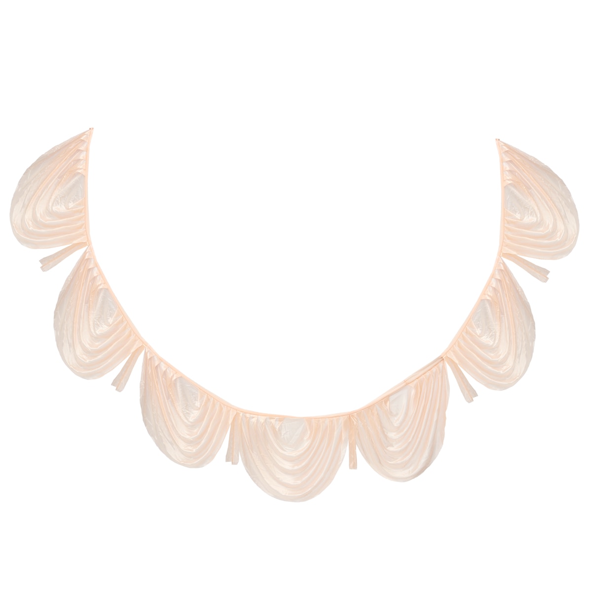 Ice Silk Swag for backdrop Dark Brown